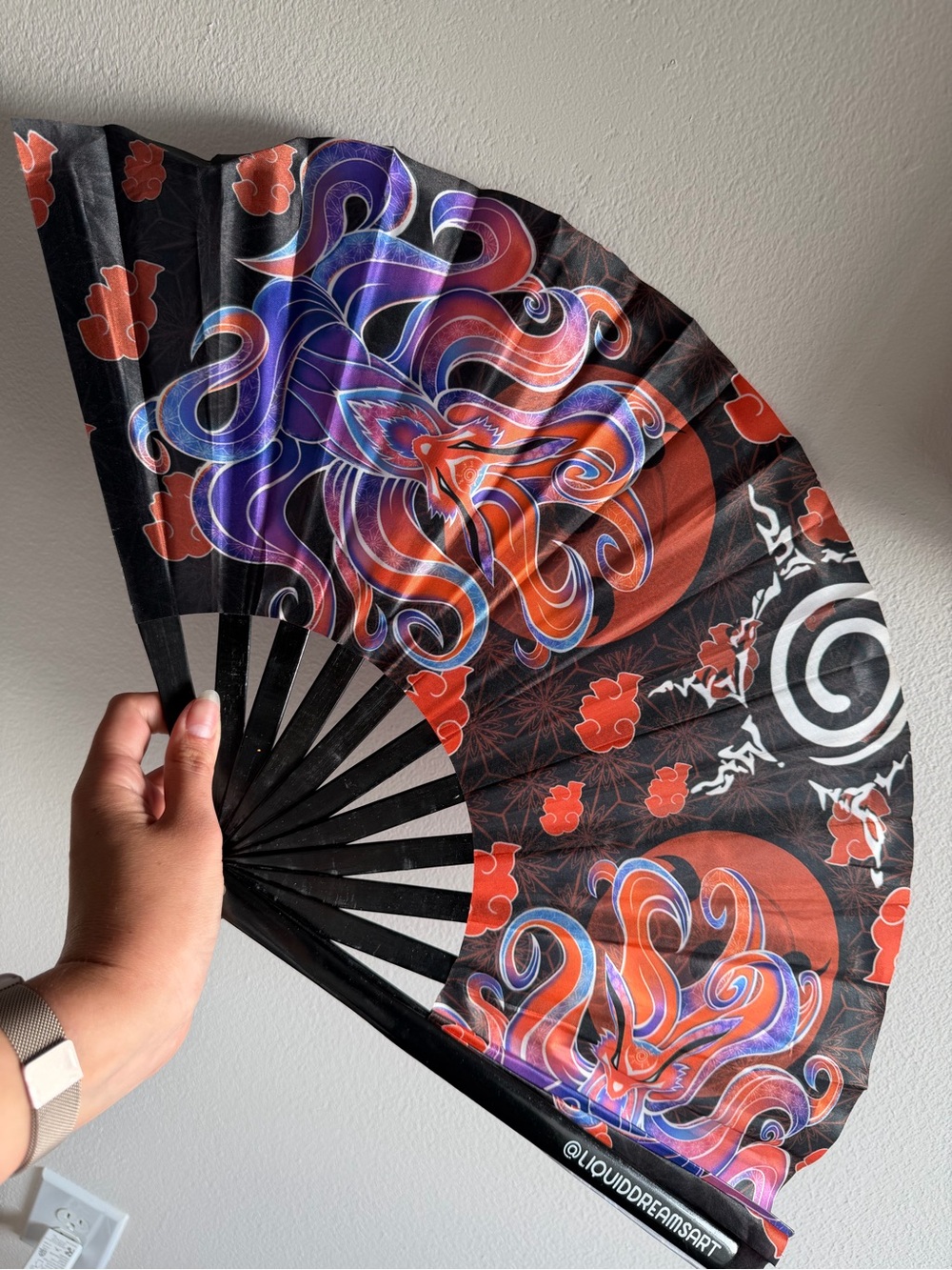 Handheld Folding Rave Fan - Picture 6 of 8